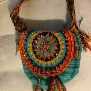WAYUU MOCHILLA BOHO RHINESTONE BAG